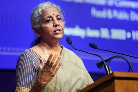 Union Minister for Finance and Corporate Affairs Nirmala Sitharaman. (Photo | PTI)