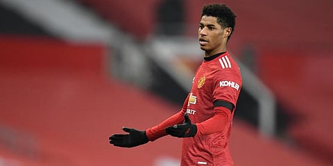 Manchester United forward Marcus Rashford . (Photo | AP)