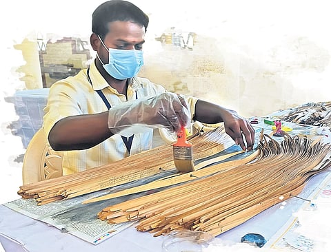 A team has been appointed to read and interpret the palm leaf texts | Express