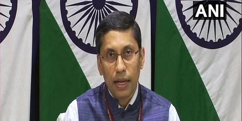 MEA spokesperson Arindam Bagchi. (Photo | ANI)