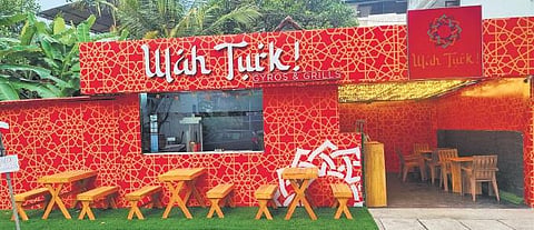 Relish authentic shawarmas at Wah Turk