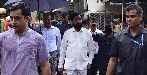 Rebel Shiv Sena leader and Maharashtra CM Eknath Shinde. (Photo | PTI)