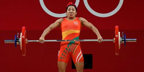 Mirabai Chanu Saikhom. (Photo | AP)