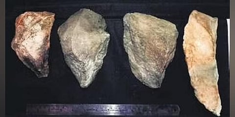 ‘Paleolithic’ age tools found from two caves in Rayagada