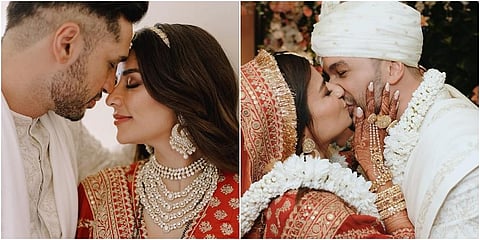 Arjun Kanungo tied the knot with his long-time girlfriend Carla Dennis in an intimate wedding ceremony. (Photo | Instagram/arjunkanungo)