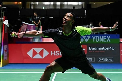 Coelho learned to play badminton on a dirt court set up by his father...(Photo | AFP)