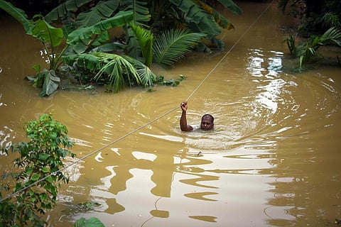 Odisha floods. (Photo | Debadatta Mallick, EPS)