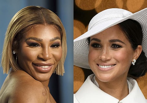 Serena Williams and Meghan. (Photo | AP)