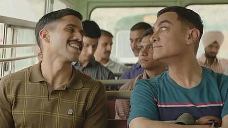 A still from 'Laal Singh Chaddha' featuring Naga Chaitanya and Aamir Khan