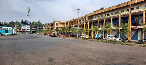 Chief minister Pinarayi Vijayan inaugurated the bus stand on February 22, 2019. But the bus yard is used only to host political events.