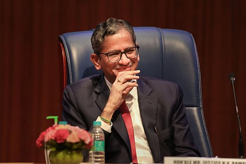Former Supreme Court Chief Justice NV Ramana.