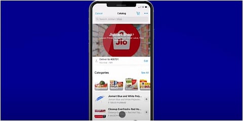 JioMart. (Screengrab from Jio 45th AGM live)