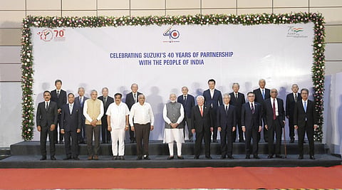Prime Minister Kishida of Japan conveyed his greetings for the occasion. (Photo | EPS)