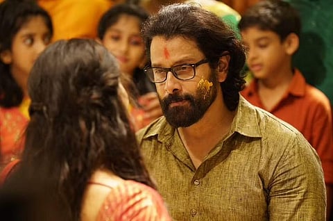 Vikram in a still from the flm 'Cobra'.
