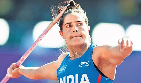 India’s javelin thrower Annu Rani. (File Photo| AFP)