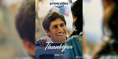 Poster of Naga Chaitanya's 'Thank You'.(Photo | Twitter)