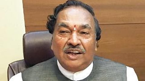 BJP MLA KS Eshwarappa