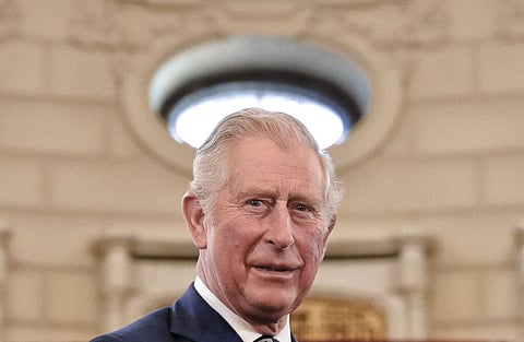 Britain's Prince Charles smiles during a welcoming ceremony at the Cotroceni Presidential Palace in Bucharest, Romania. (Photo | AP)