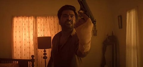 A still from the film Vendhu Thanindhathu Kaadu.