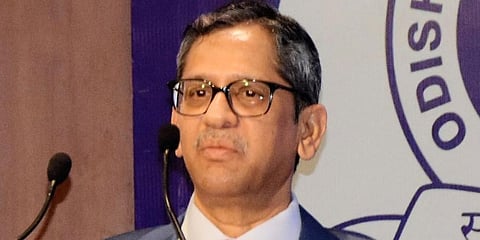 Former Chief Justice of India NV Ramana (Photo | EPS)