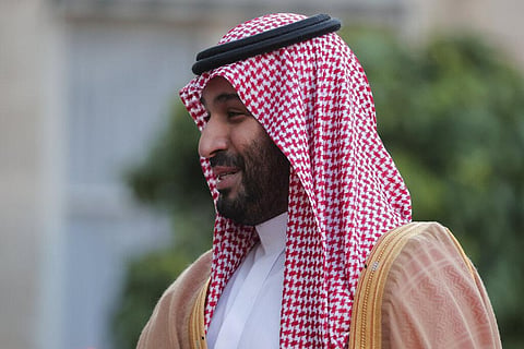 Saudi Crown Prince Mohammed bin Salman as he arrives for a dinner at the Elysee Palace in Paris, Thursday July 28, 2022. (File photo | AP)