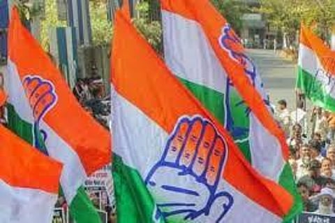 Congress party flag used as representational image