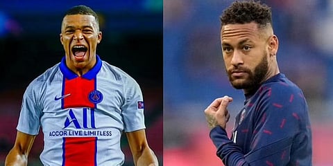 PSG's Kylian Mbappe and Neymar.( File Photo | AP)