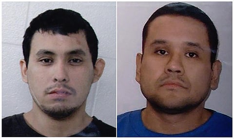This combination of images shows Damien Sanderson, left, and his brother Myles Sanderson. (Photo | AP)