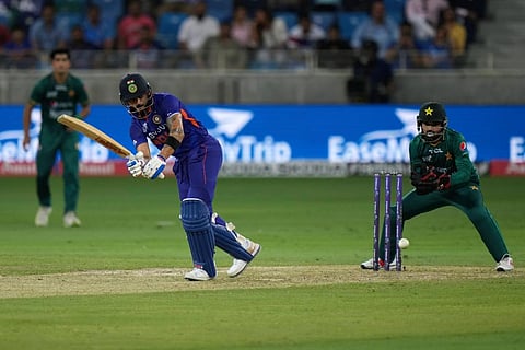 Virat Kohli in action. (Photo | PTI)