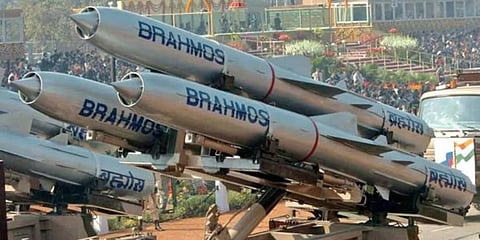 Brahmos image used for representational purpose. (Photo | DD National Twitter)