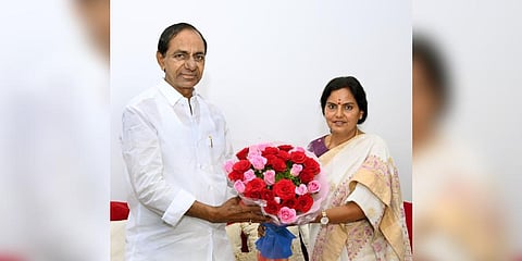 A Santi Kumari, a 1989 batch IAS officer, has become the first woman Chief Secretary of Telangana. (Photo | EPS)