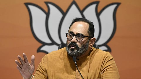 Union minister Rajeev Chandrasekhar.