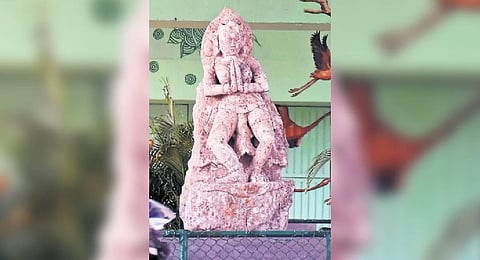 Art sculptures installed at Rasulgarh in Bhubaneswar | Debadatta Mallick