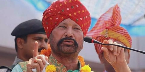 Former BJP minister Choudhary Lal Singh. (Photo | Choudhary Lal Singh Twitter)
