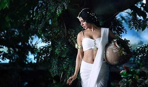 A still from the upcoming epic drama Shaakunthalam