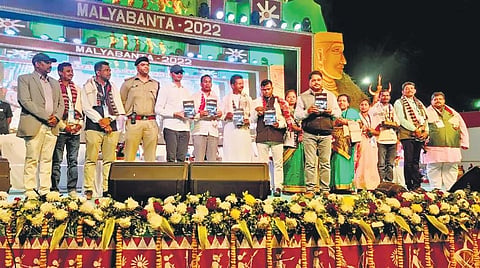Guests at the valedictory ceremony of Malyabanta Mahotsav | Express