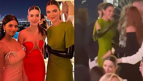 Suhana Khan and Shanaya Kapoor recently attended a party in Dubai where Kendall Jenner was also present.