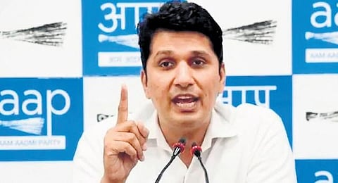 AAP senior leader Saurabh Bhardwaj | Express