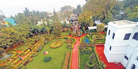An aerial view of Janakinath Bhawan in Cuttack | Express