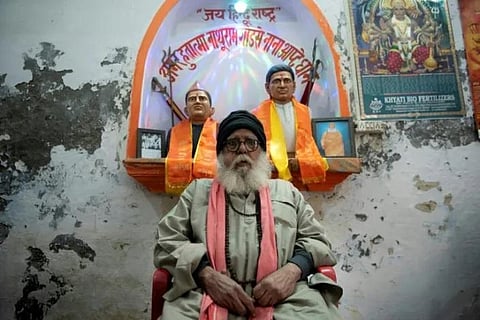 Ashok Sharma is the custodian of a temple dedicated to Nathuram Godse. (Photo | AFP)