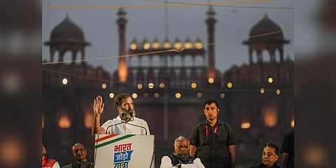 Can Rahul say ab Dilli door nahi? Not quite. But then the yatra has definitely boosted his confidence. (Photo | PTI)