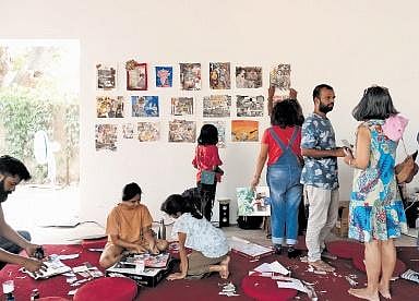 Kochi Biennale: Terracotta workshop at ABC art room