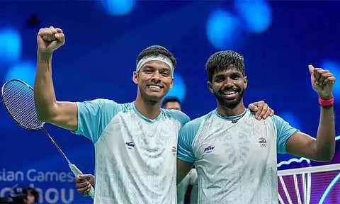 Chirag Shetty and Satwiksairaj Rankireddy. (File photo)