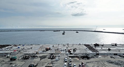 Vizhinjam Port in Thiruvananthapuram.