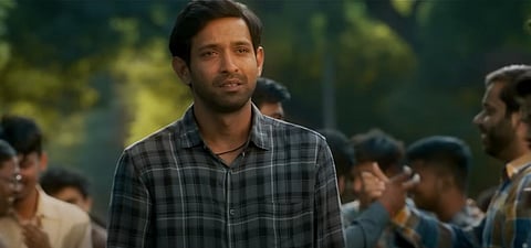 YouTube screengrab from the trailer of Vikrant Massey-starrer '12th Fail' directed by Vidhu Vinod Chopra