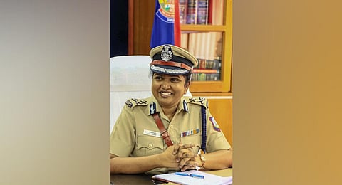 Mageshwari assumed office as the new commissioner of Tirunelveli city. (Photo | Express)