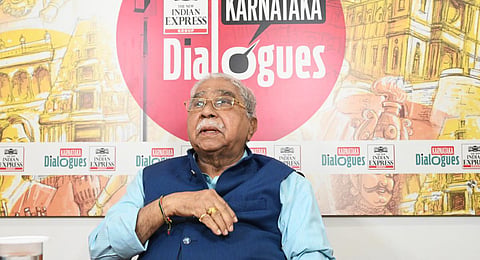 Kannada poet and writer Chandrashekhara Kambara.(Photo | Express)