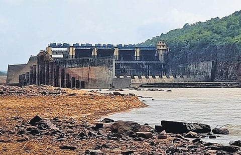 What is left of Annamayya project. (Photos I Express)