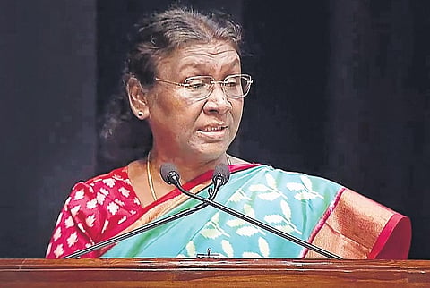 President Droupadi Murmu. (Photo| PTI)