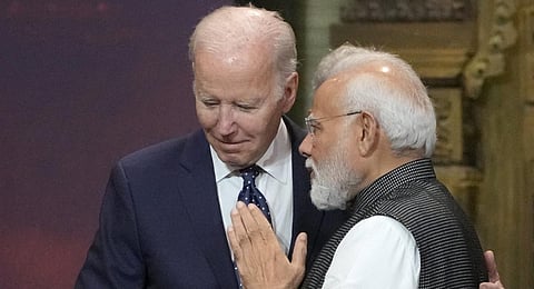 US President Joe Biden and PM Narendra Modi (File Photo | AP)
